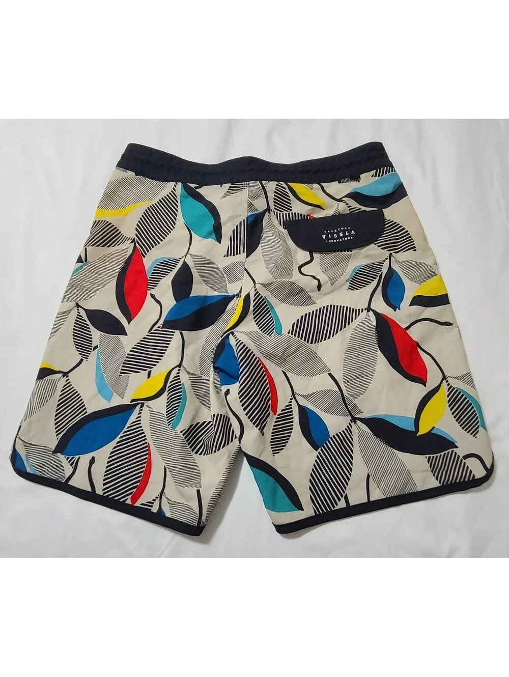 Vissla Board Shorts Mens Sz 32 Medium White 9